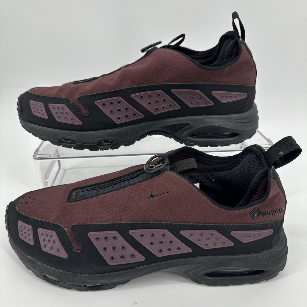 Nike Air Max Sundowner Gore-Tex Burgundy Black Zip FZ4238-600 Mens 12.5